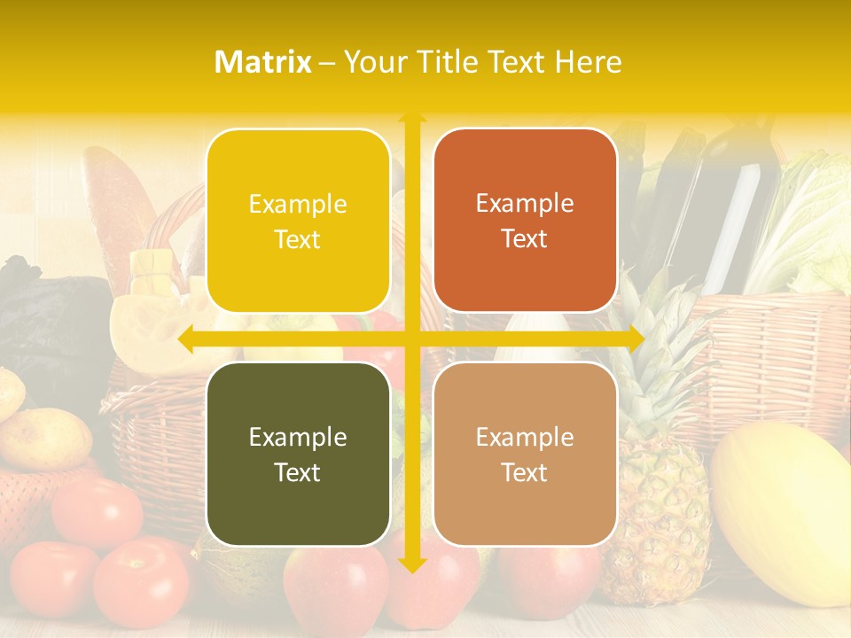 Plant Zucchini Parsley PowerPoint Template