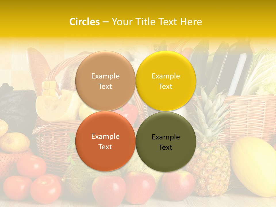 Plant Zucchini Parsley PowerPoint Template