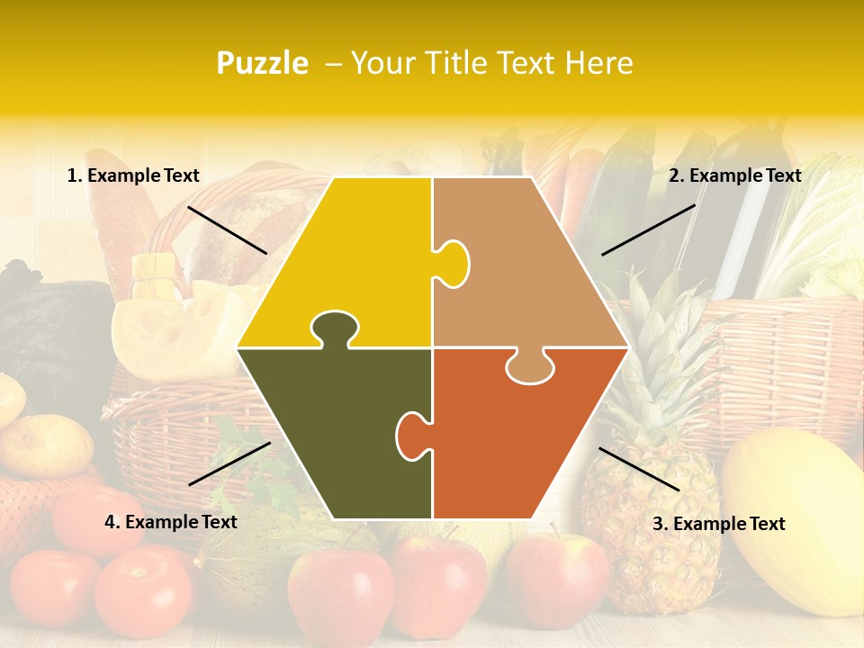 Plant Zucchini Parsley PowerPoint Template