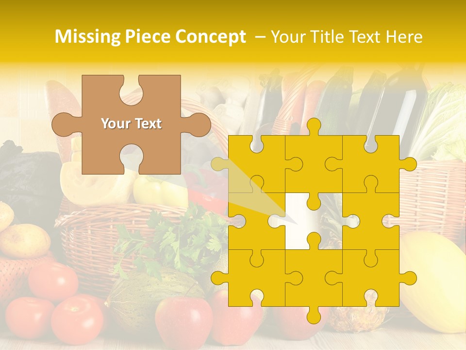 Plant Zucchini Parsley PowerPoint Template