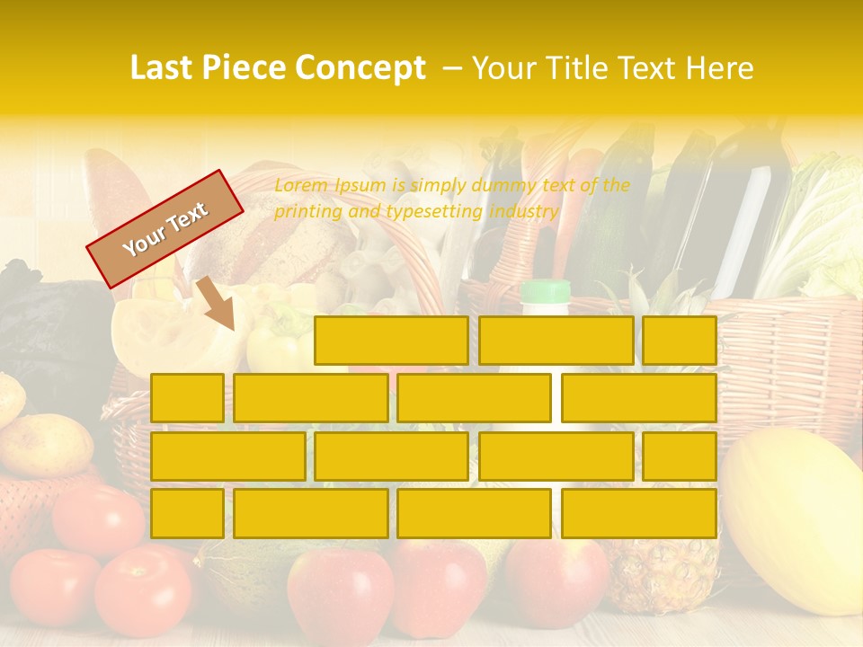Plant Zucchini Parsley PowerPoint Template