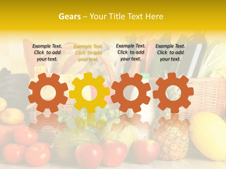 Plant Zucchini Parsley PowerPoint Template