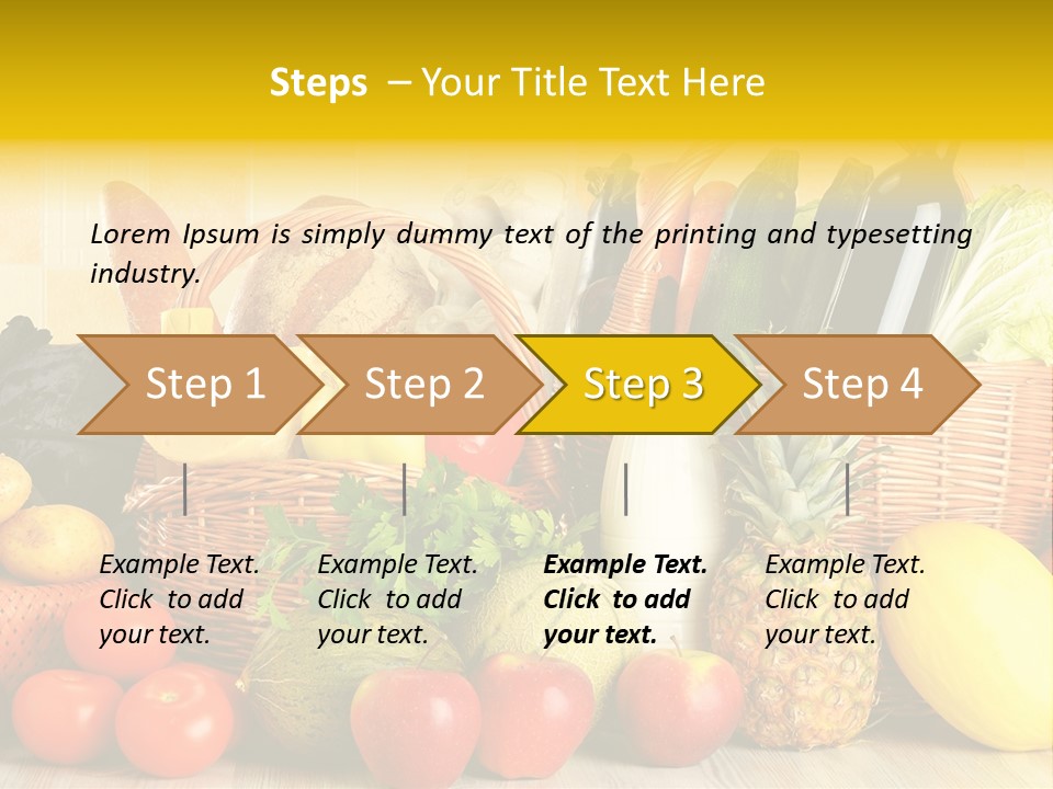 Plant Zucchini Parsley PowerPoint Template