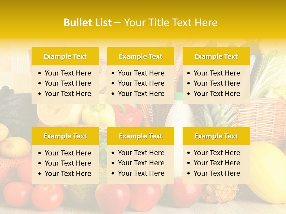 Plant Zucchini Parsley PowerPoint Template