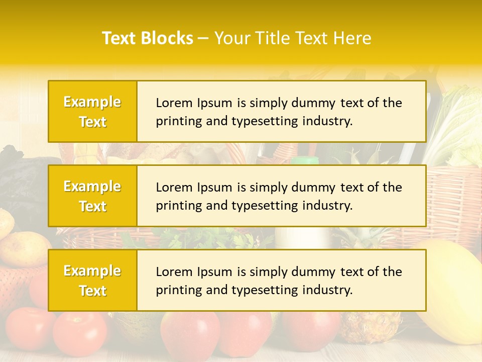 Plant Zucchini Parsley PowerPoint Template