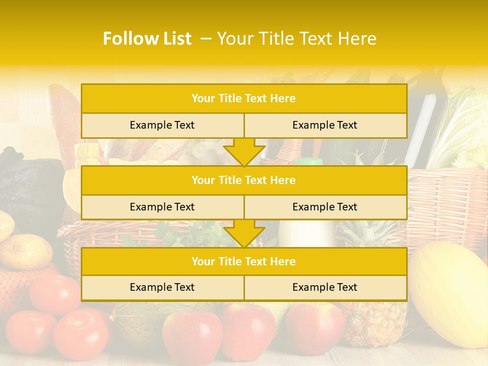 Plant Zucchini Parsley PowerPoint Template