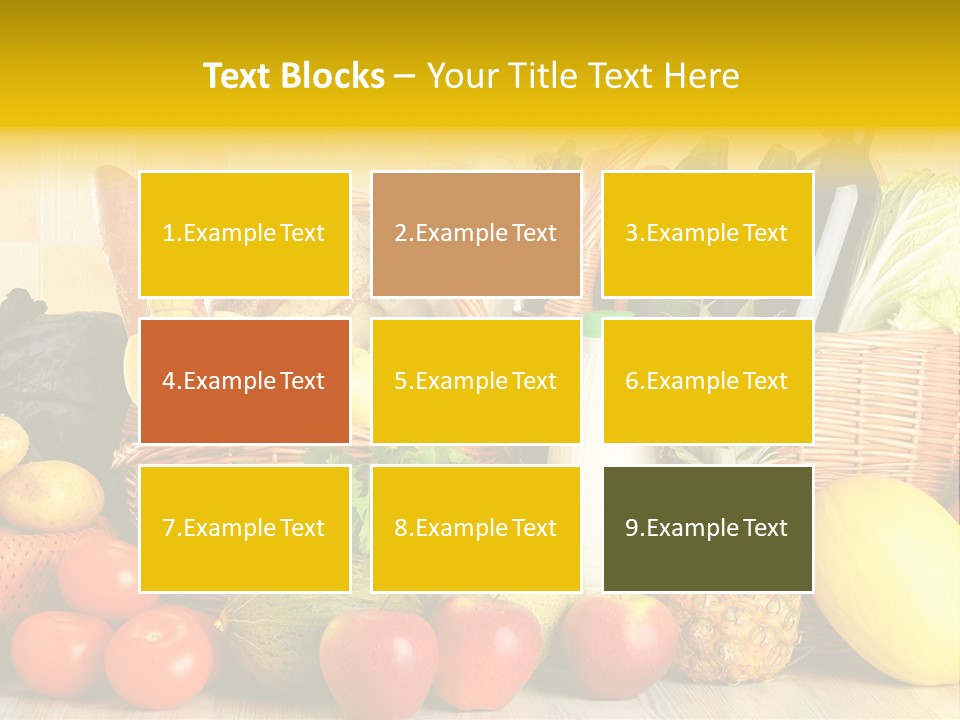Plant Zucchini Parsley PowerPoint Template