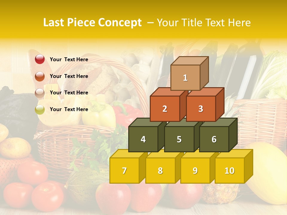 Plant Zucchini Parsley PowerPoint Template