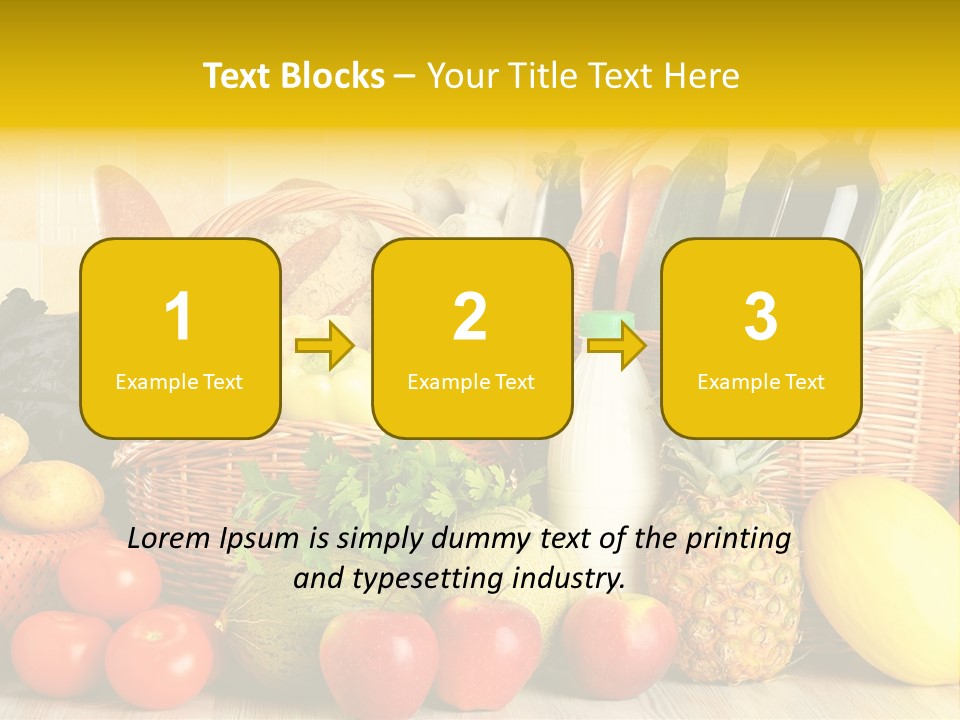 Plant Zucchini Parsley PowerPoint Template