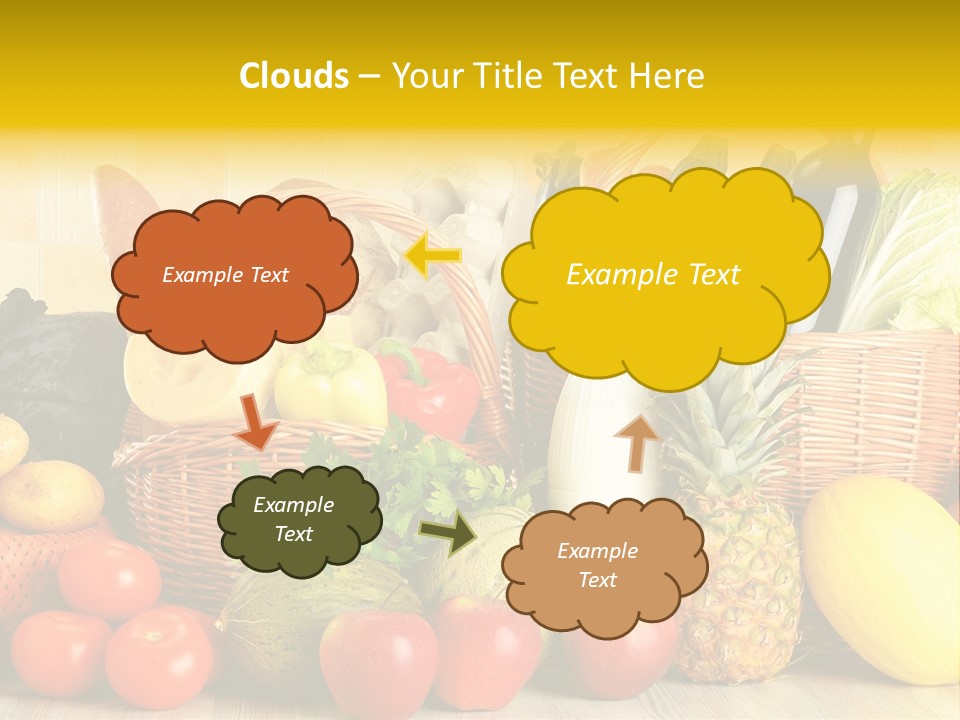 Plant Zucchini Parsley PowerPoint Template