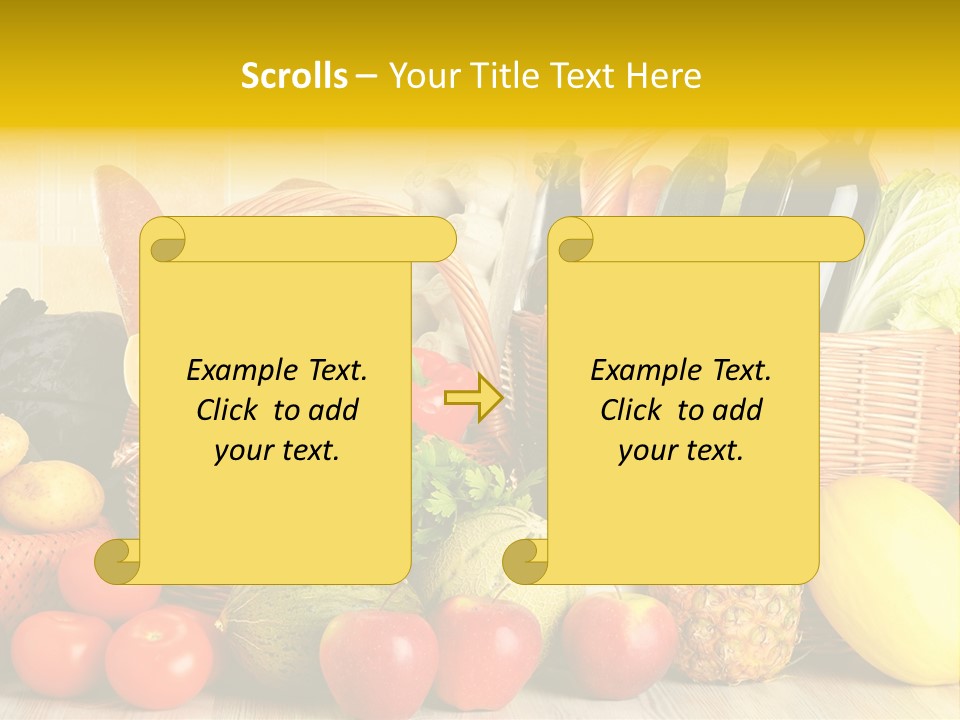 Plant Zucchini Parsley PowerPoint Template