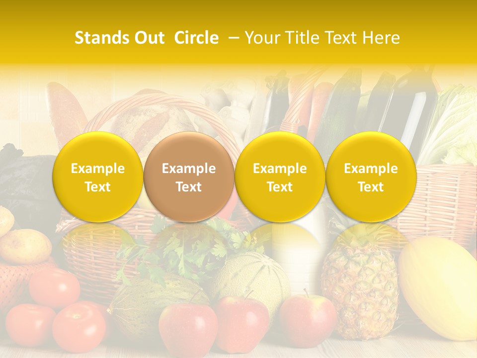 Plant Zucchini Parsley PowerPoint Template