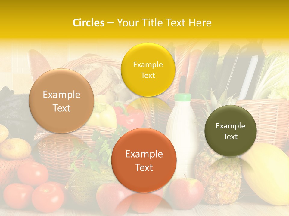 Plant Zucchini Parsley PowerPoint Template