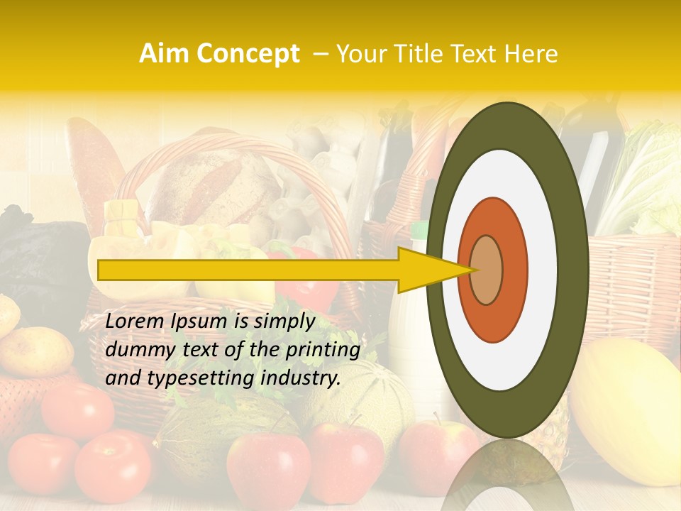 Plant Zucchini Parsley PowerPoint Template