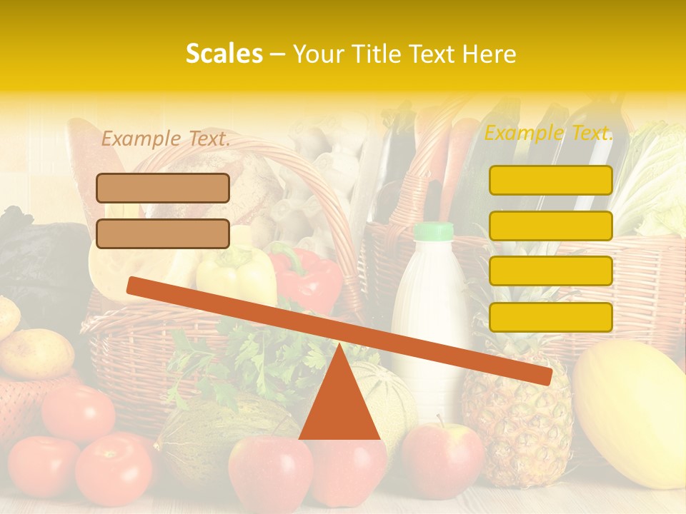 Plant Zucchini Parsley PowerPoint Template