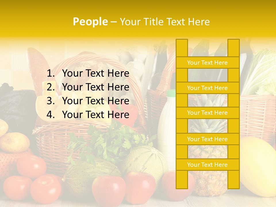 Plant Zucchini Parsley PowerPoint Template