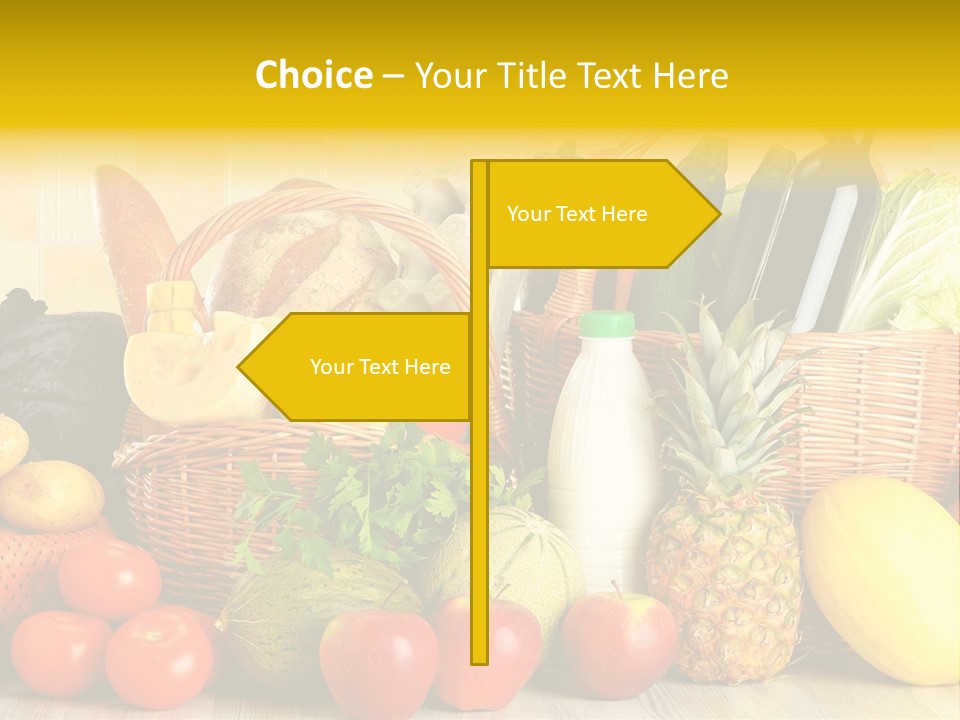 Plant Zucchini Parsley PowerPoint Template