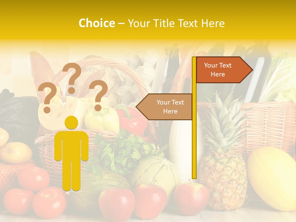 Plant Zucchini Parsley PowerPoint Template