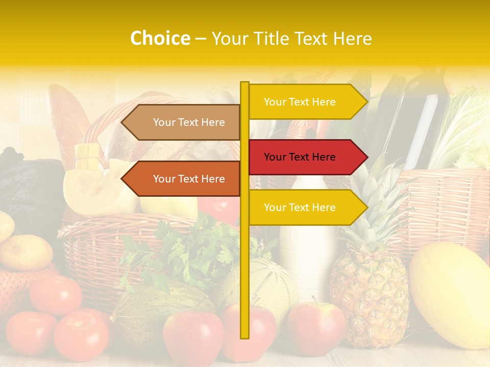 Plant Zucchini Parsley PowerPoint Template