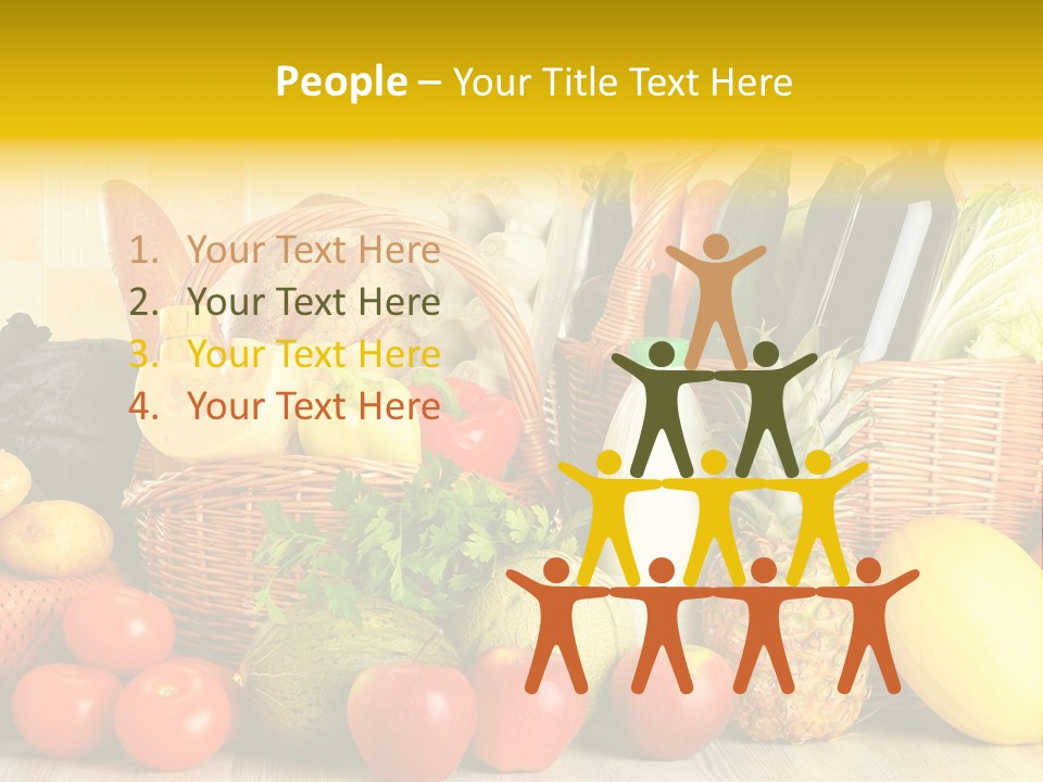 Plant Zucchini Parsley PowerPoint Template