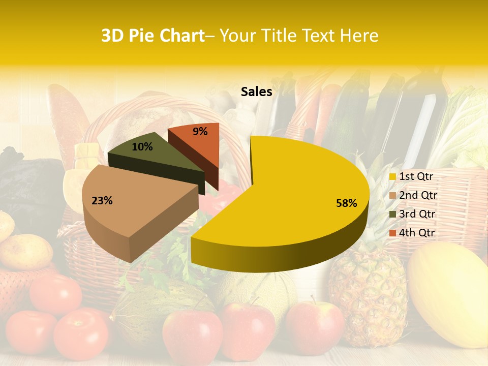 Plant Zucchini Parsley PowerPoint Template