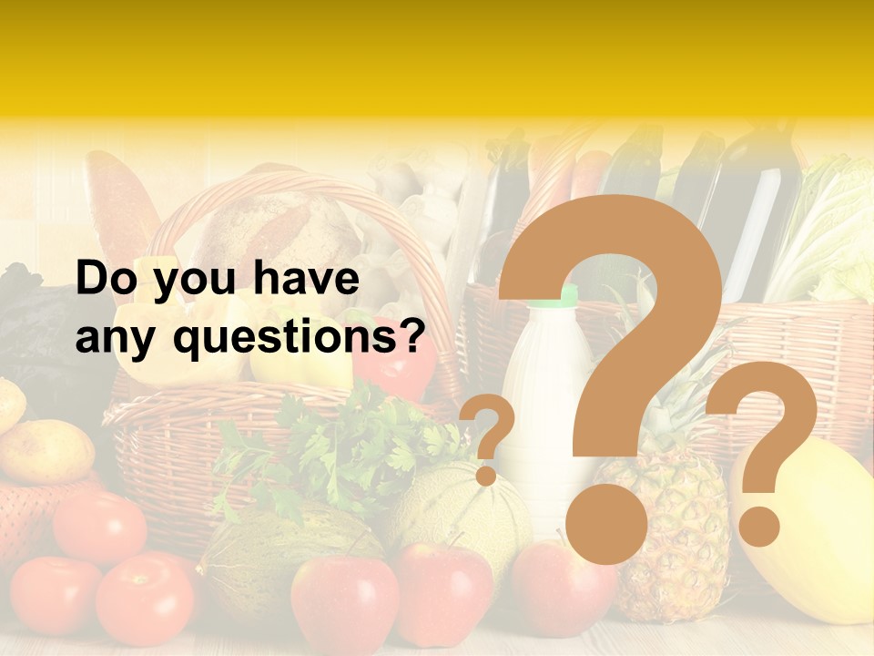 Plant Zucchini Parsley PowerPoint Template