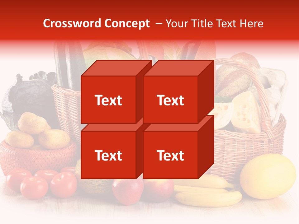 Food Tomato Market PowerPoint Template