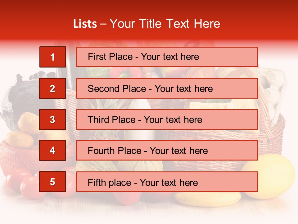 Food Tomato Market PowerPoint Template