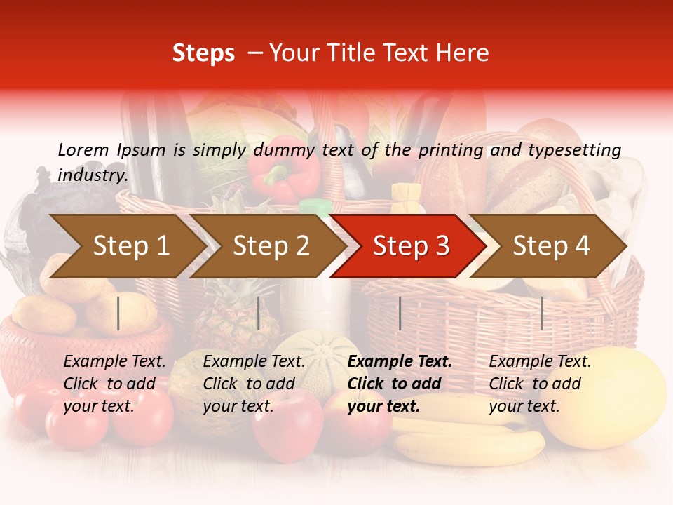 Food Tomato Market PowerPoint Template