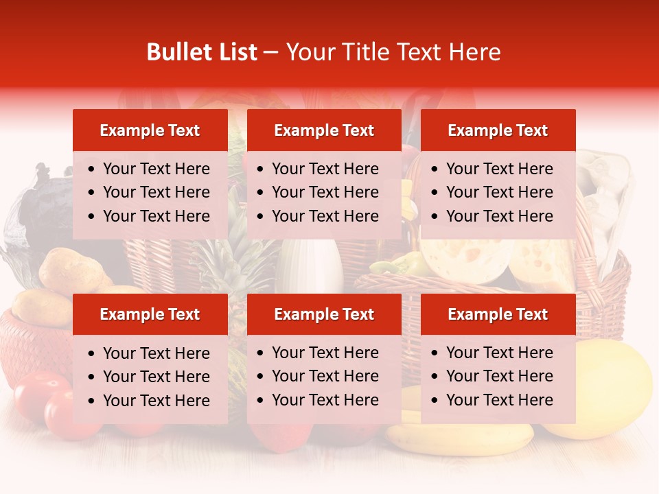 Food Tomato Market PowerPoint Template