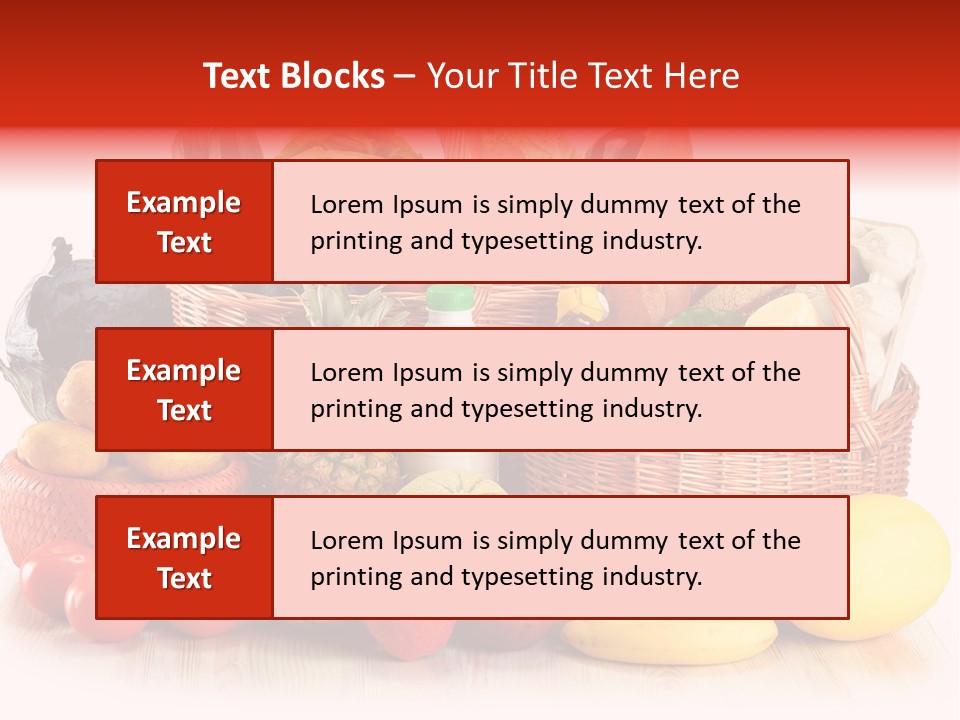 Food Tomato Market PowerPoint Template
