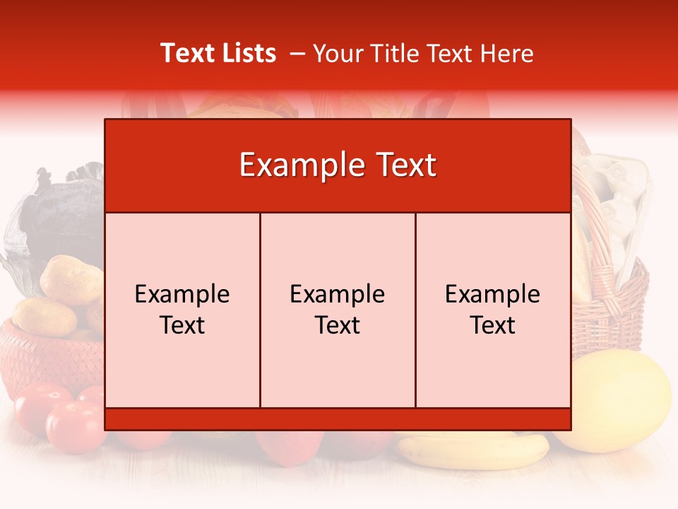 Food Tomato Market PowerPoint Template