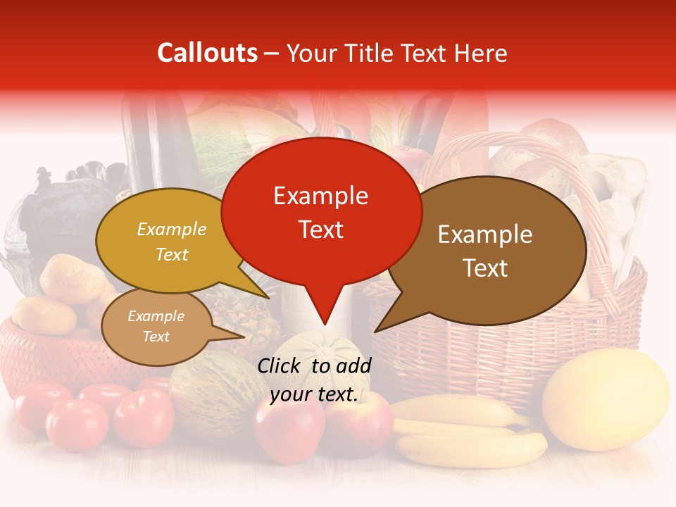 Food Tomato Market PowerPoint Template