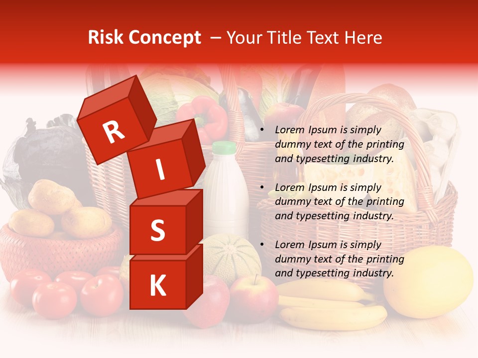 Food Tomato Market PowerPoint Template