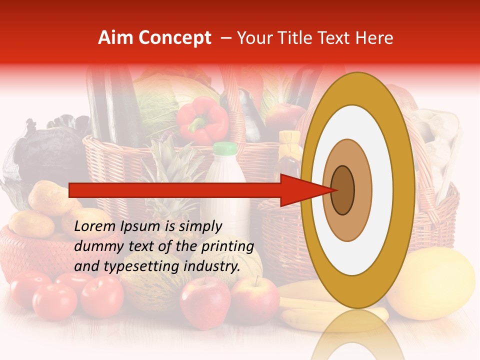 Food Tomato Market PowerPoint Template