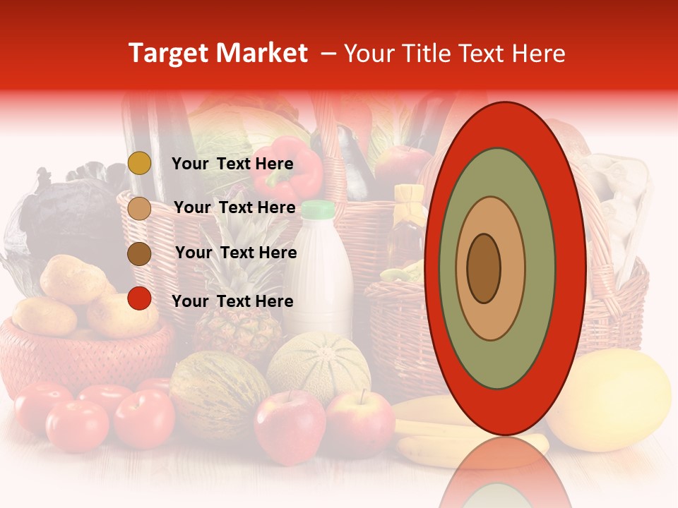 Food Tomato Market PowerPoint Template
