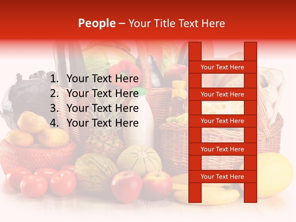 Food Tomato Market PowerPoint Template