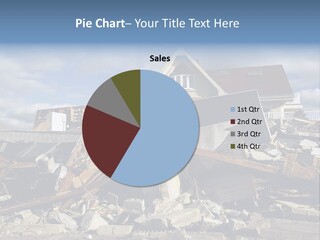 Destroy Destruction Concrete PowerPoint Template