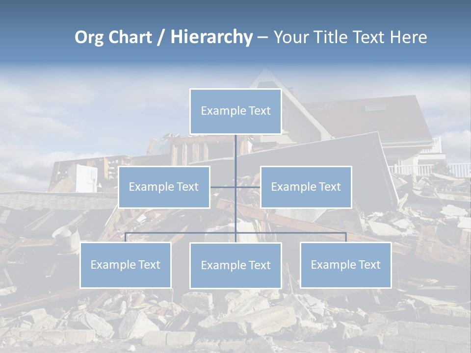Destroy Destruction Concrete PowerPoint Template