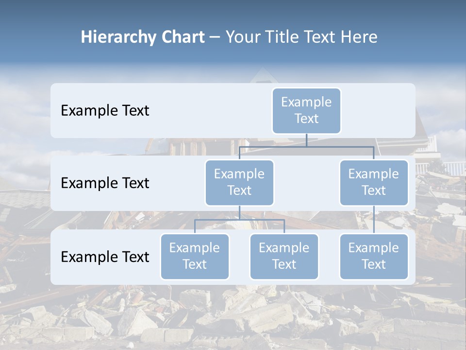 Destroy Destruction Concrete PowerPoint Template