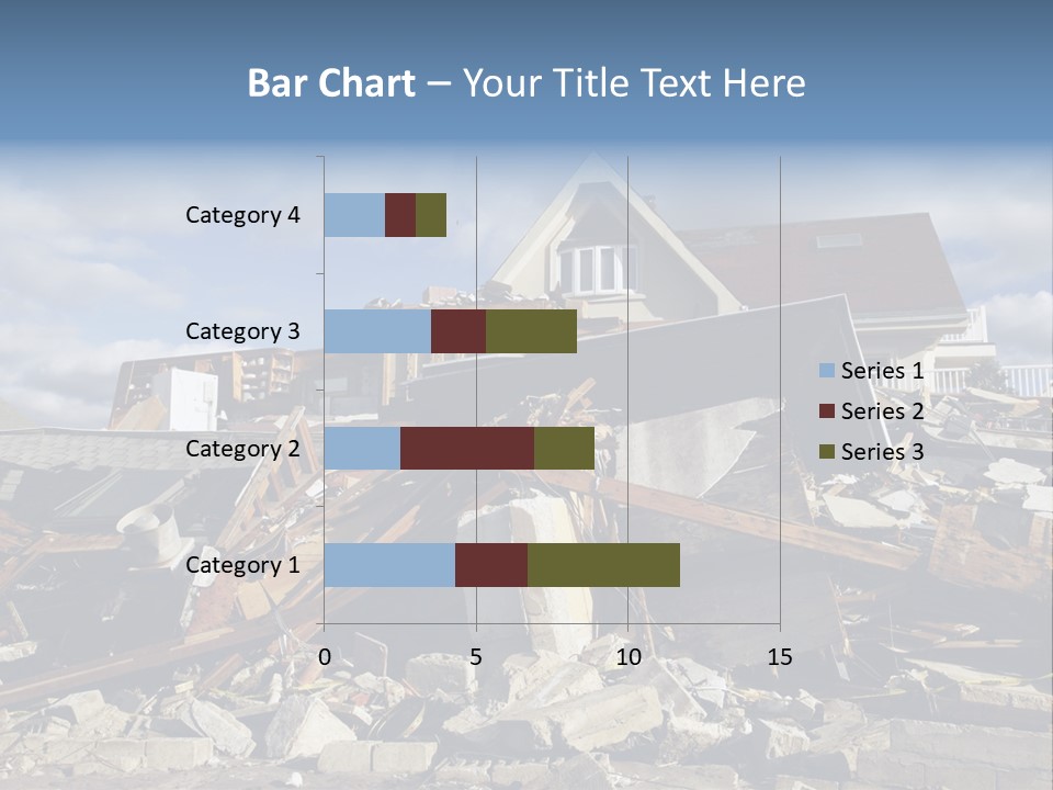 Destroy Destruction Concrete PowerPoint Template