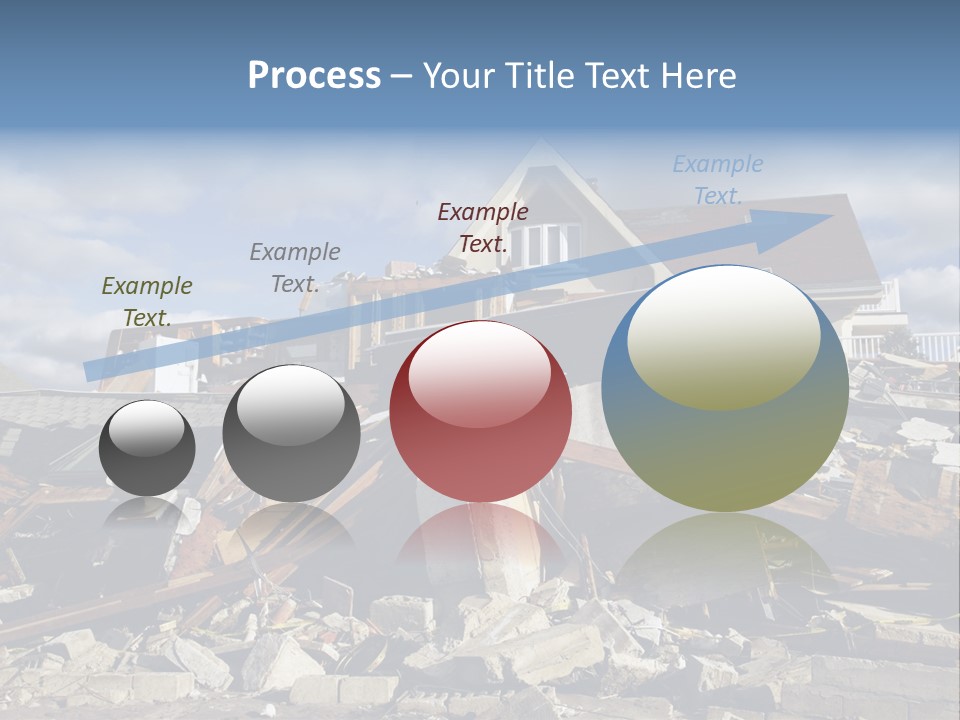 Destroy Destruction Concrete PowerPoint Template