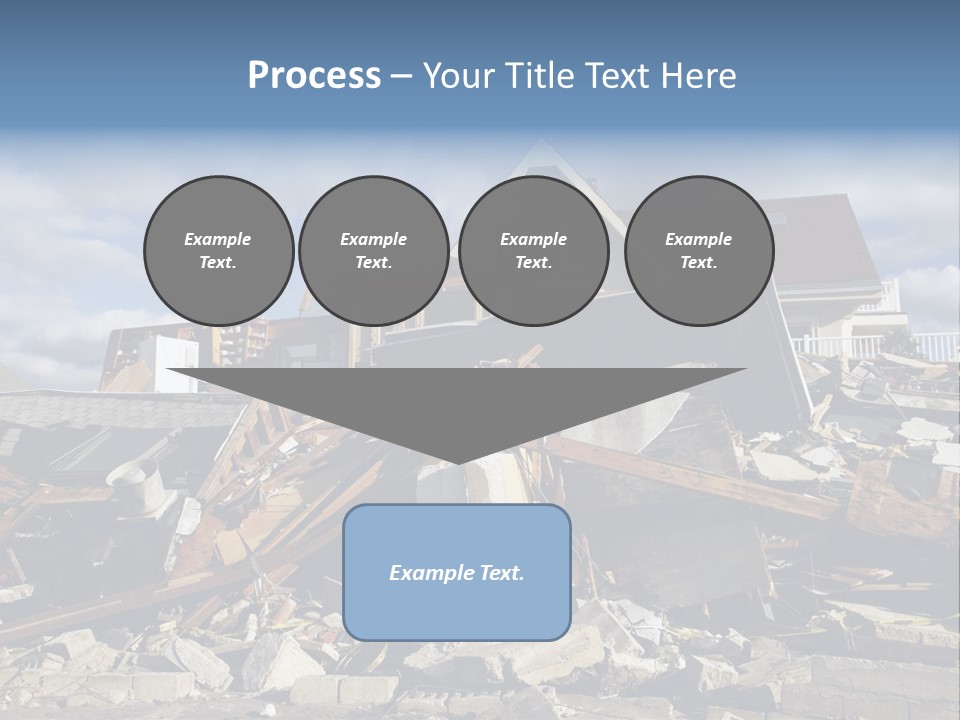 Destroy Destruction Concrete PowerPoint Template