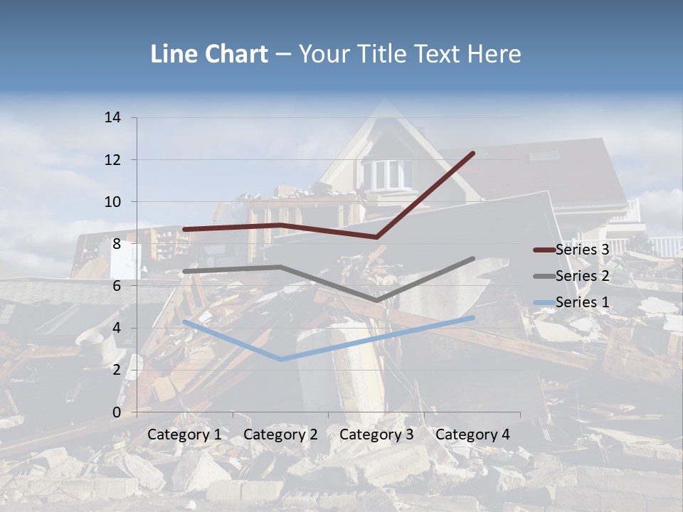 Destroy Destruction Concrete PowerPoint Template