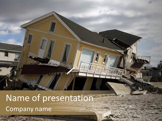 Debris Climate Storm PowerPoint Template