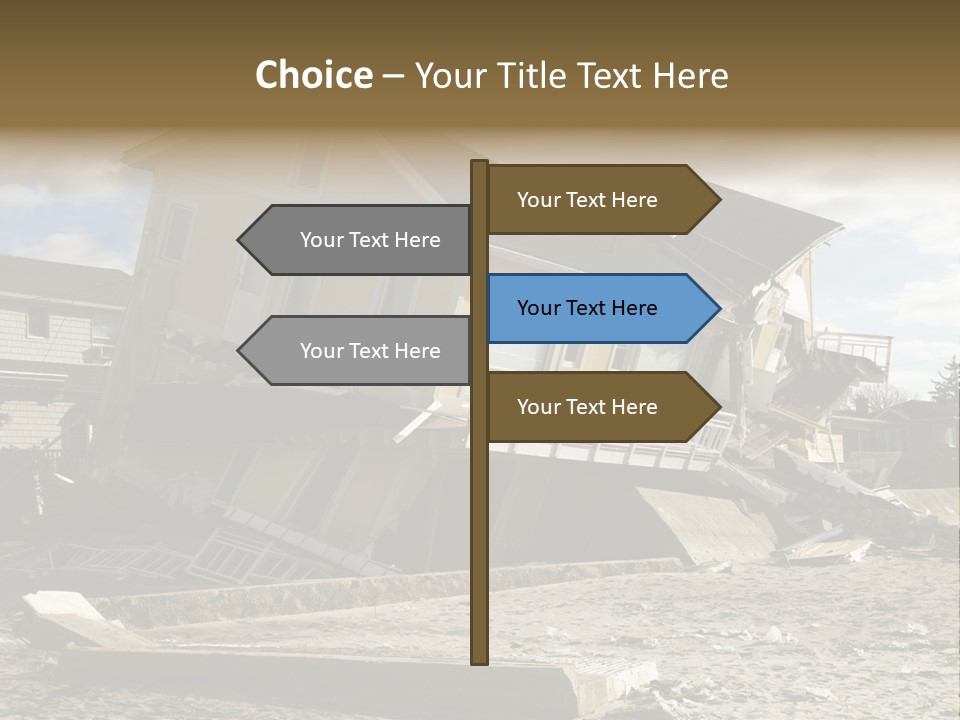 Debris Climate Storm PowerPoint Template