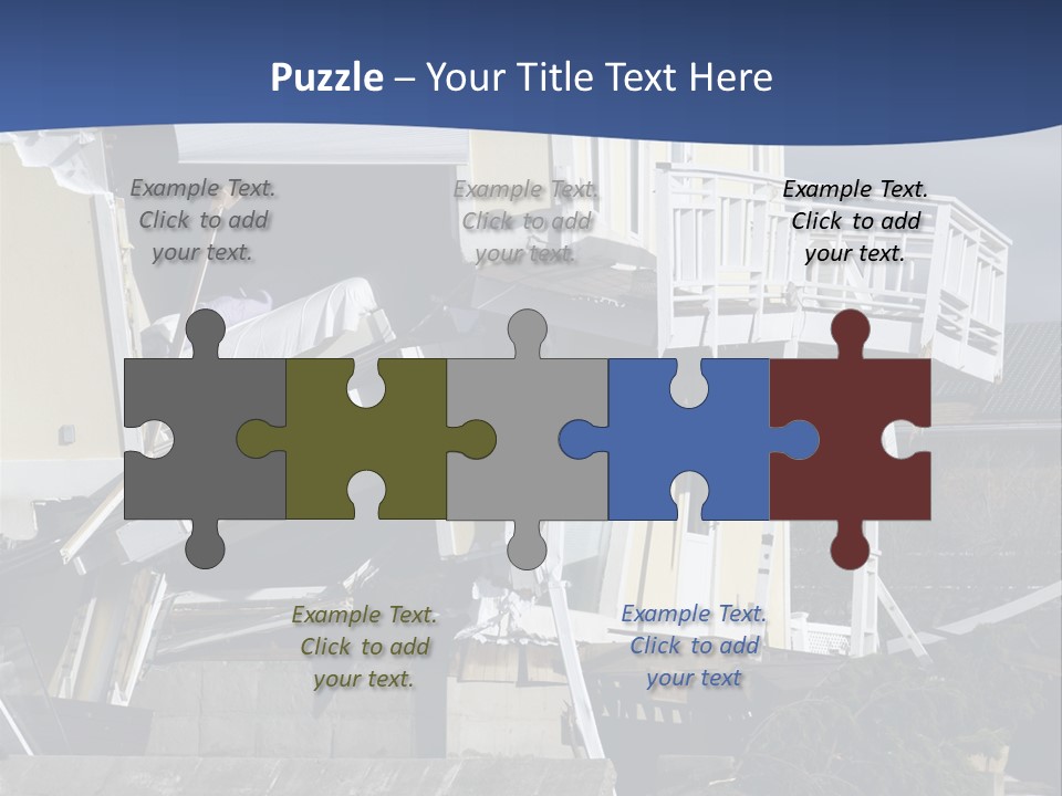 Demolition Insurance Building PowerPoint Template