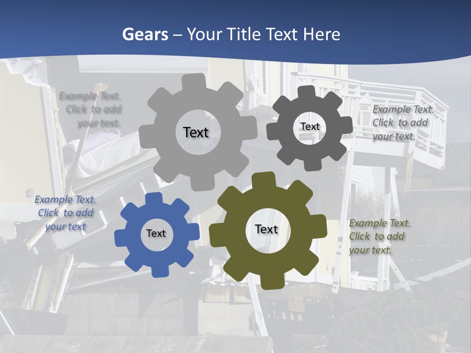 Demolition Insurance Building PowerPoint Template