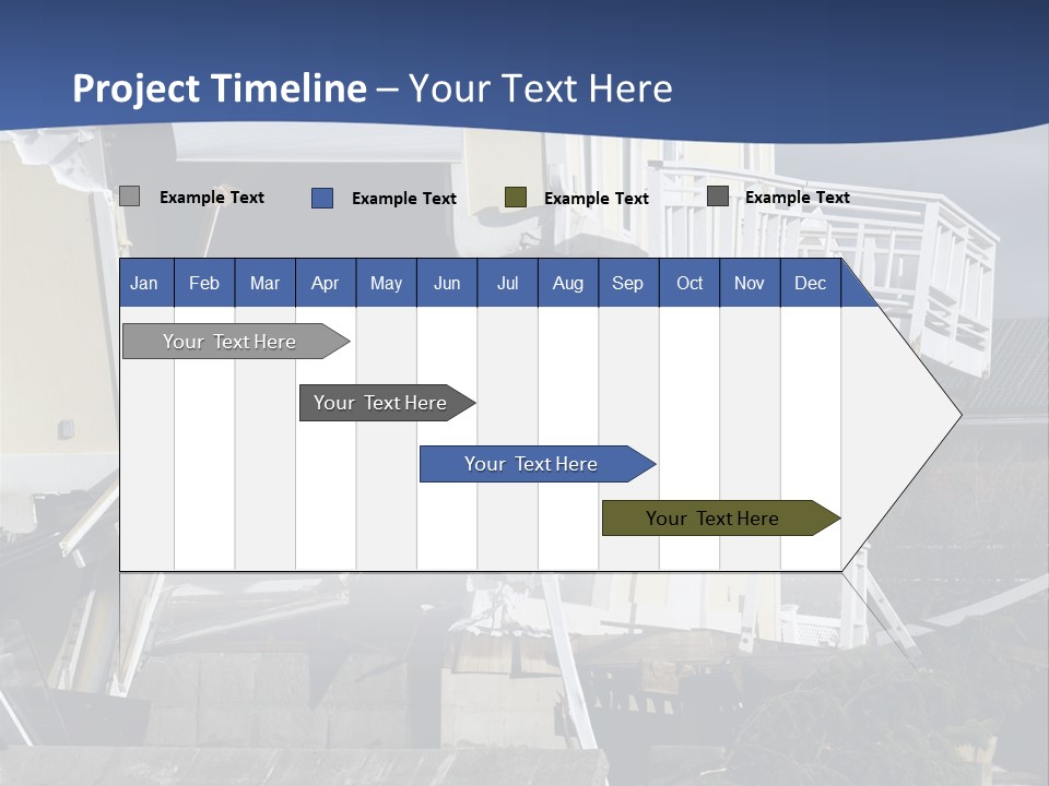 Demolition Insurance Building PowerPoint Template