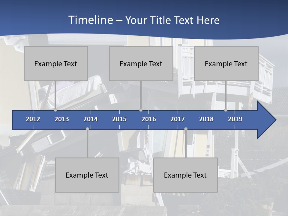 Demolition Insurance Building PowerPoint Template